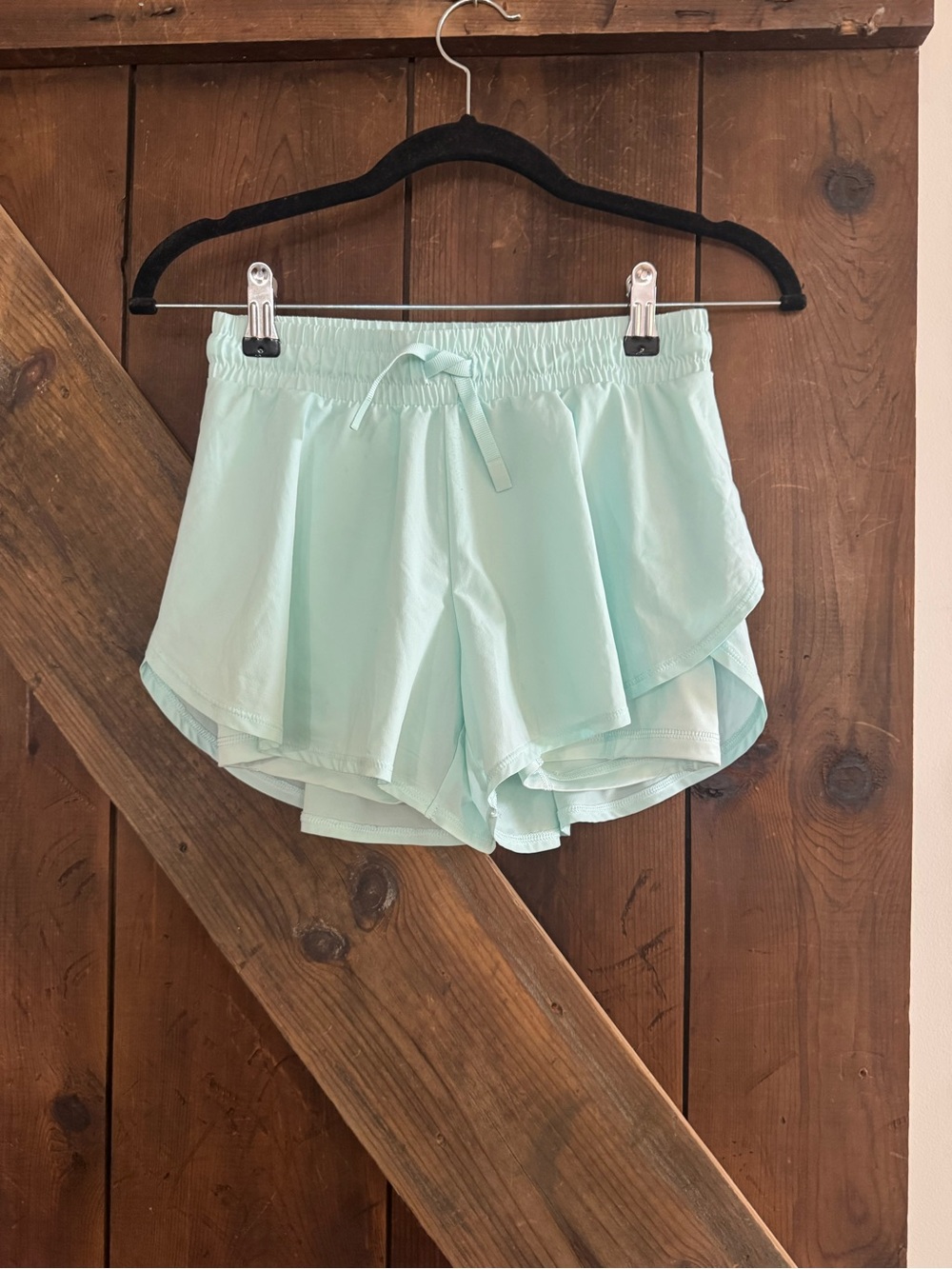 4/$12 all in motion Mint Green Lightweight Run Shorts with Drawstring